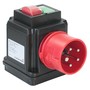 Switch-plug combination K900/TAZ/ST3 up to 4 kW, Surface mounted switch